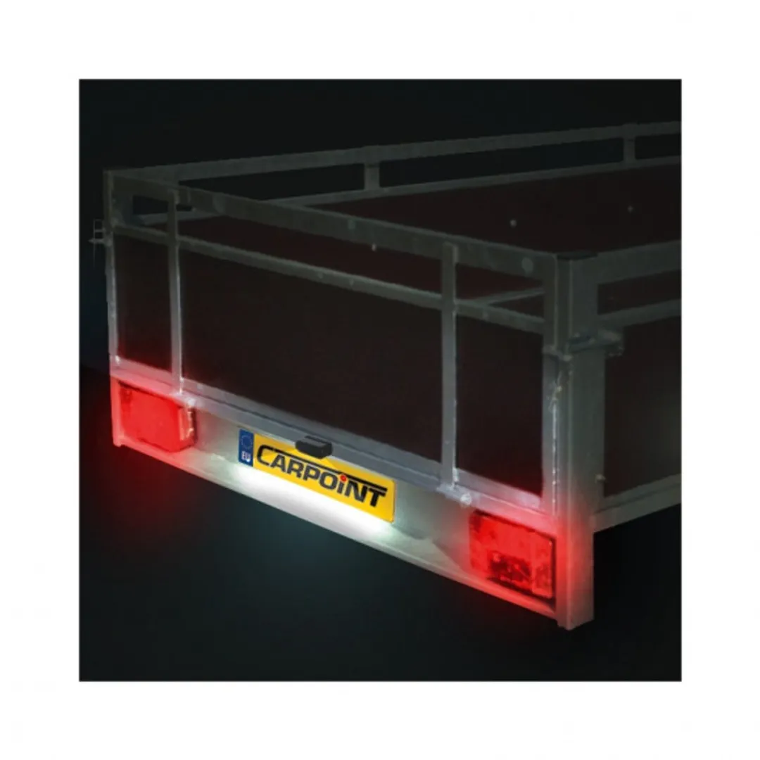 Carpoint Kentekenverlichting 12x5cm LED 10-30V - Zwart