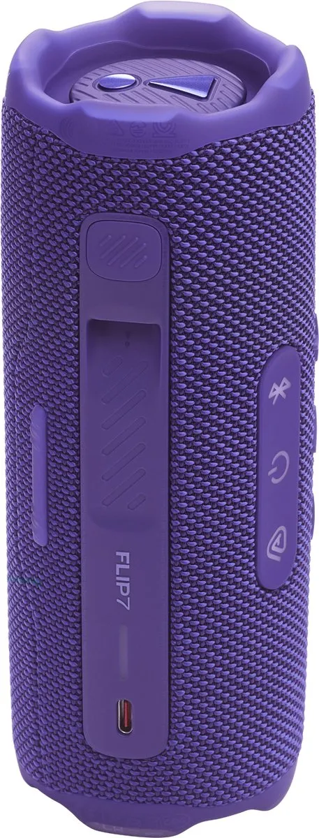 JBL Flip 7 Draadloze Bluetooth Speaker - 25W - IP68 - Paars - afbeelding 6 van 6