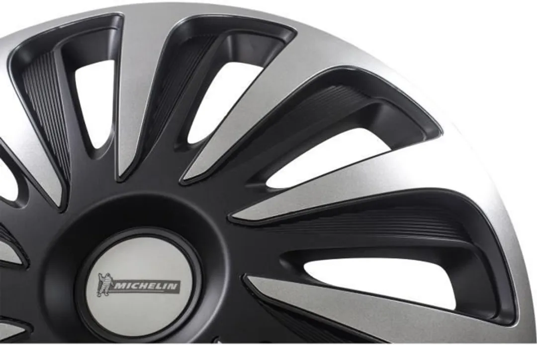 Michelin Wieldeksel 17" NVS 3D - 4 Stuks - Zwart