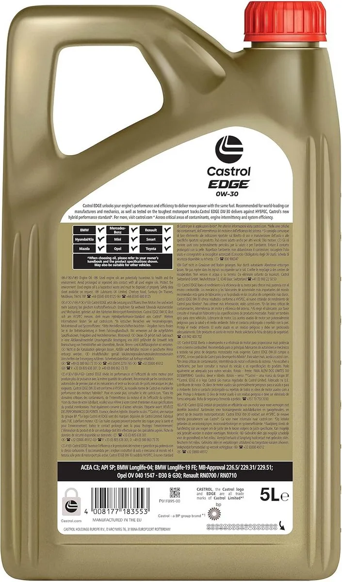 Castrol Motorolie 0W-30 5L