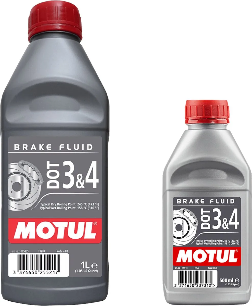 Motul Remvloeistof DOT 3 & 4 1L
