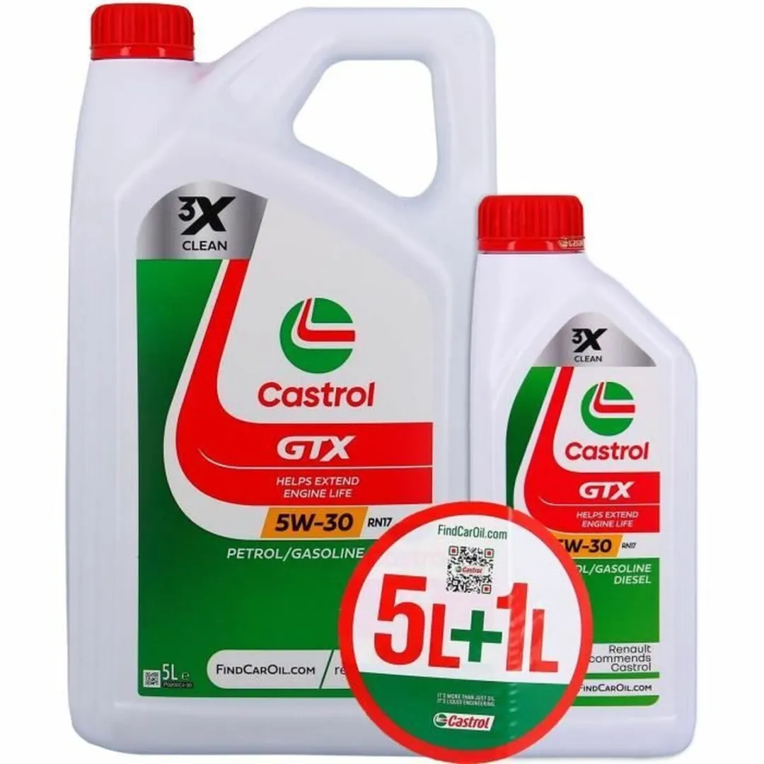 Castrol GTX RN17 5W30 Motorolie 6L