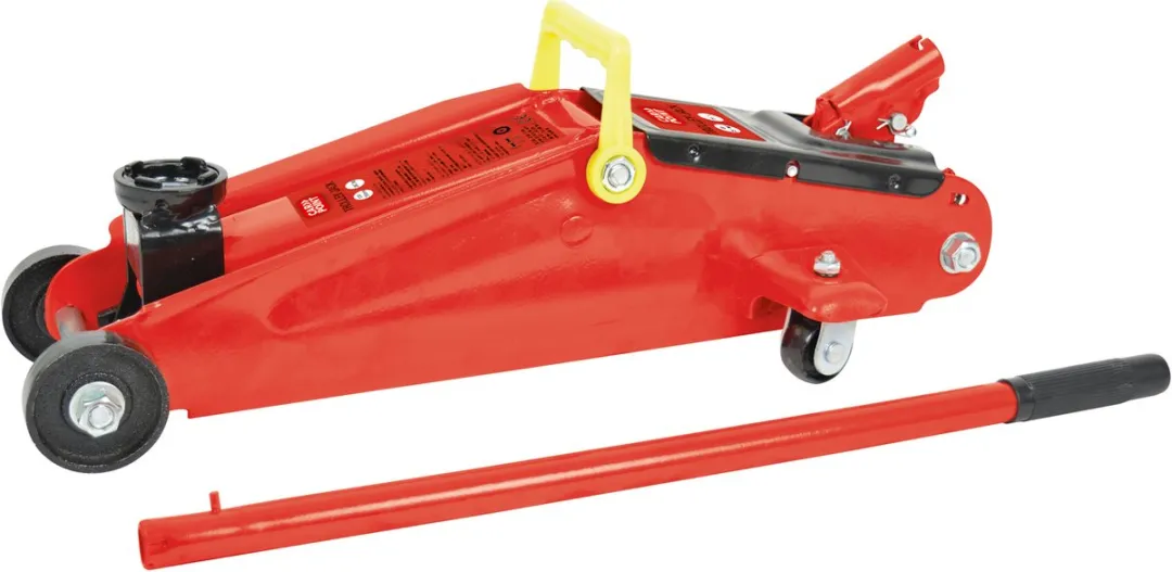 Carpoint Verrijdbare Hydraulische Garagekrik 2000KG - 130-380mm - Rood
