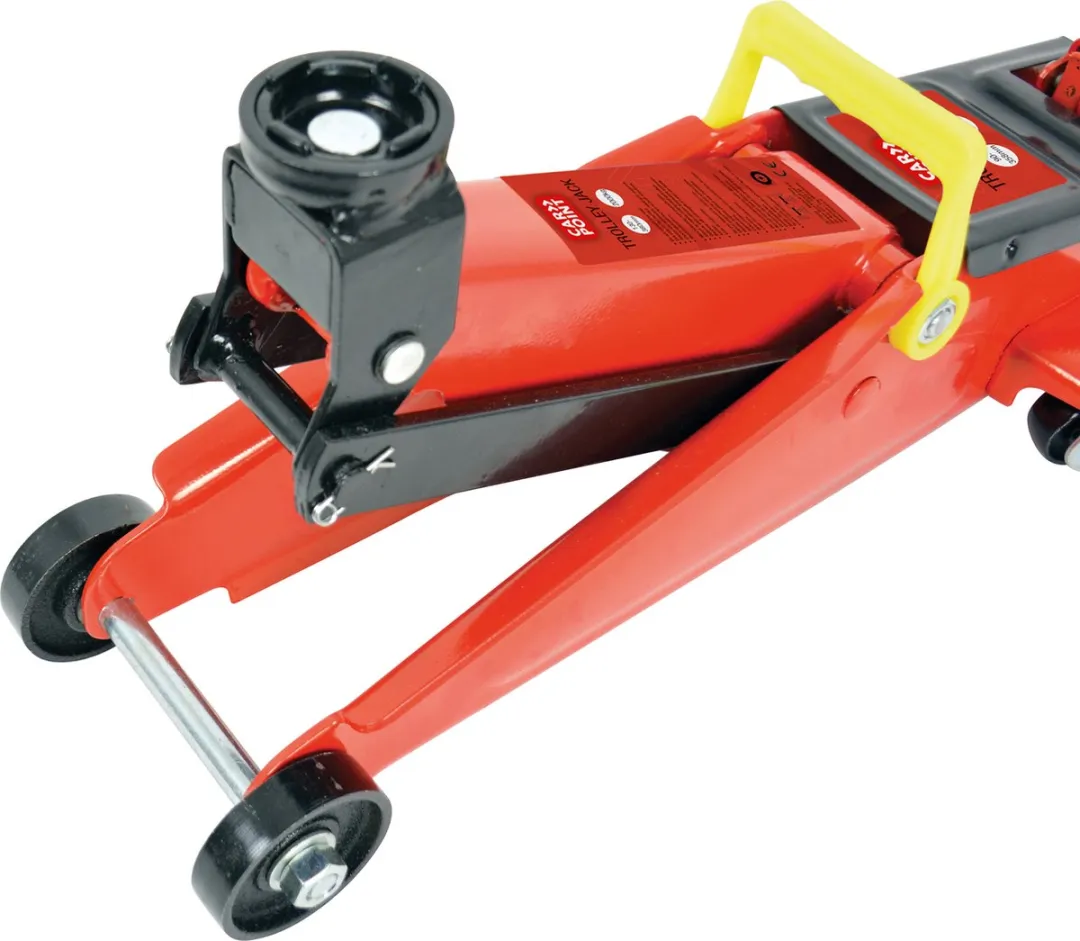 Carpoint Verrijdbare Hydraulische Garagekrik 2000KG - 130-380mm - Rood