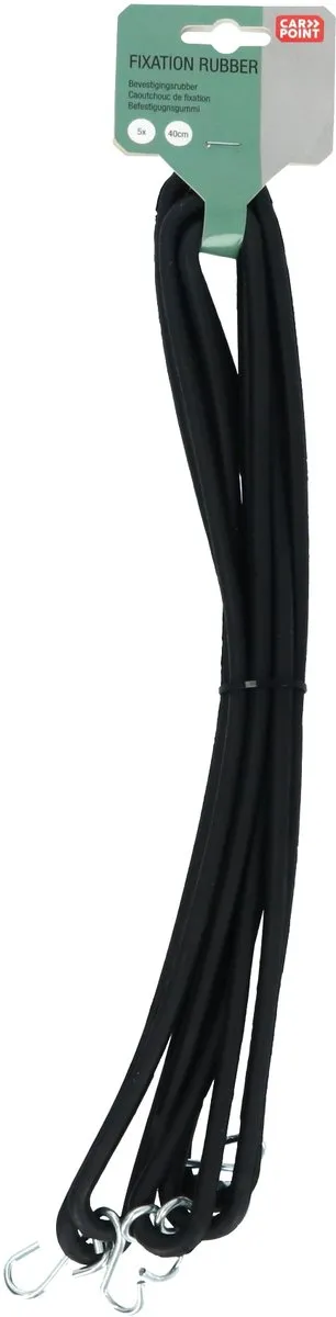 Carpoint Bevestigingsrubber - 5 Stuks - Zwart