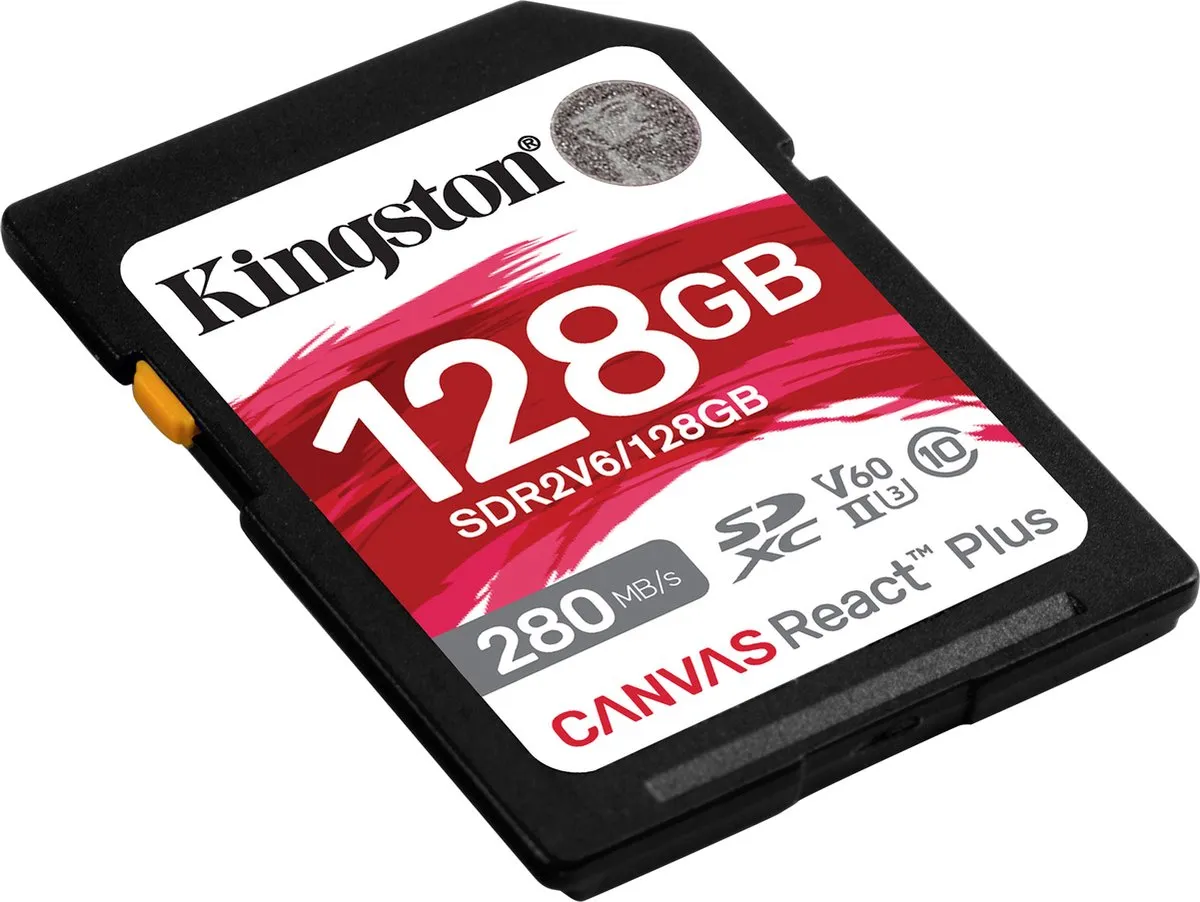 Kingston Canvas React Plus microSDXC 128GB UHS-II V60 - afbeelding 6 van 6