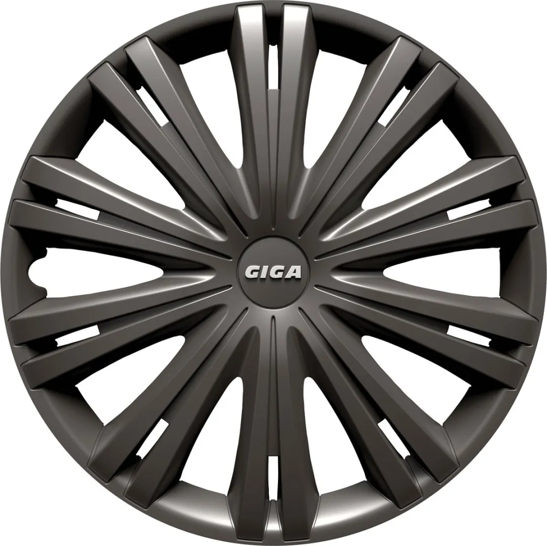 Carpoint Wieldoppenset 16" Antraciet