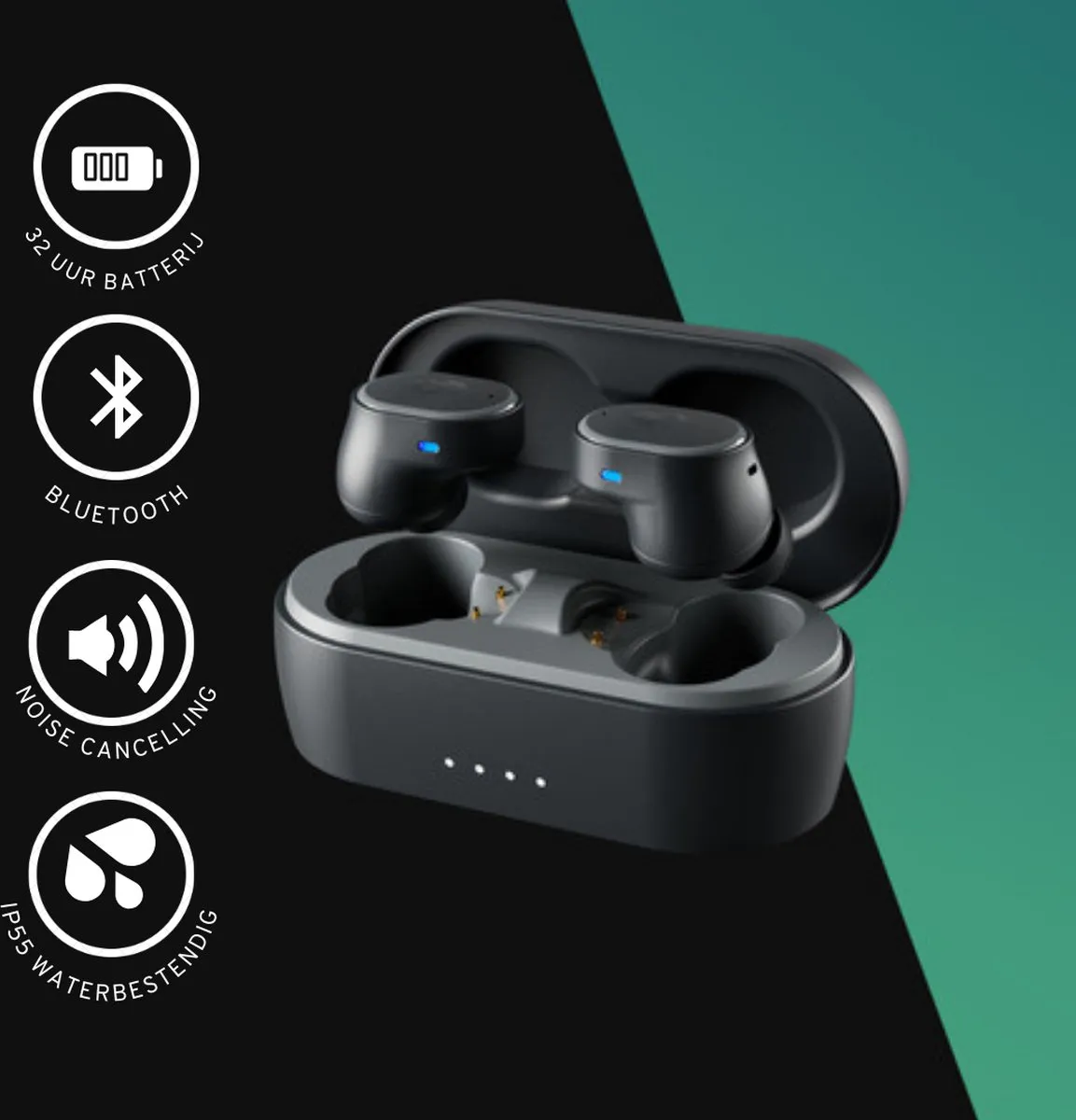 Skullcandy Sesh ANC True Wireless - Zwart