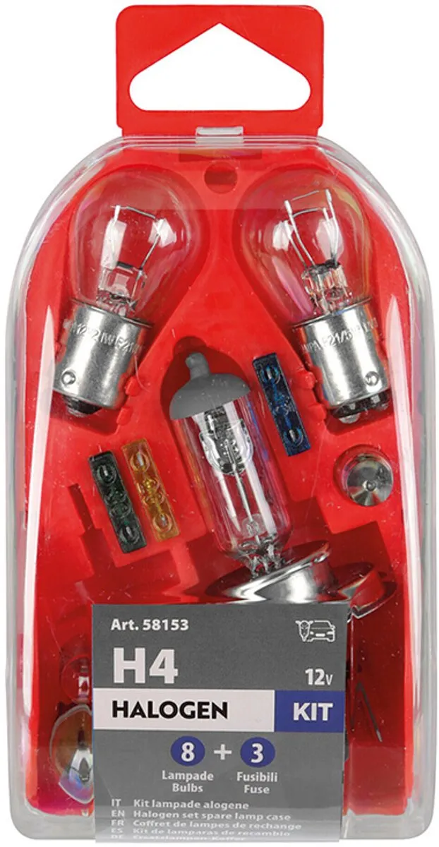 Lampa Reservelampenset 12V H4 Halogeen - 11 Stuks