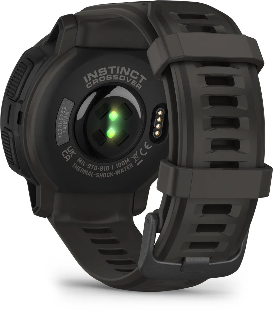 Garmin Instinct Crossover Solar 010-02730-01 Smartwatch - 45mm - Grijs