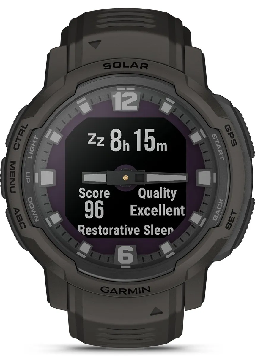 Garmin Instinct Crossover Solar 010-02730-01 Smartwatch - 45mm - Grijs
