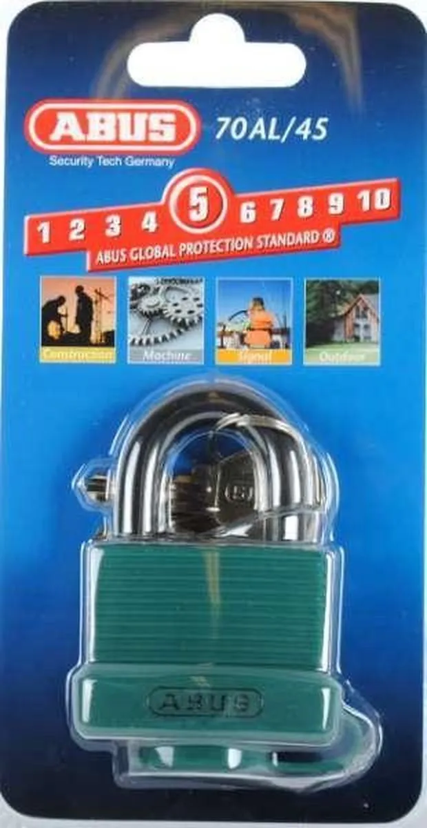 ABUS Hangslot 70AL/45 Groen SL50256