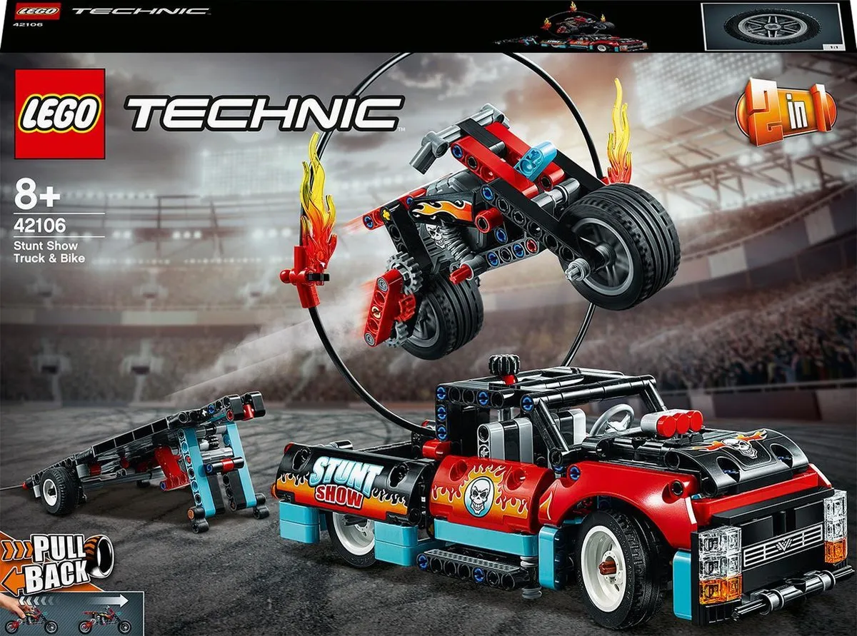 LEGO Technic Stunt Show Truck & Motor 42106