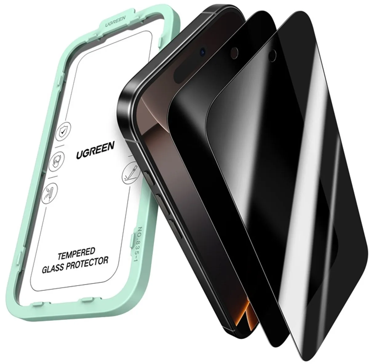 Ugreen Gehard Glas Privatisering Voor Iphone 17 Air 2 Stuks Bescherming