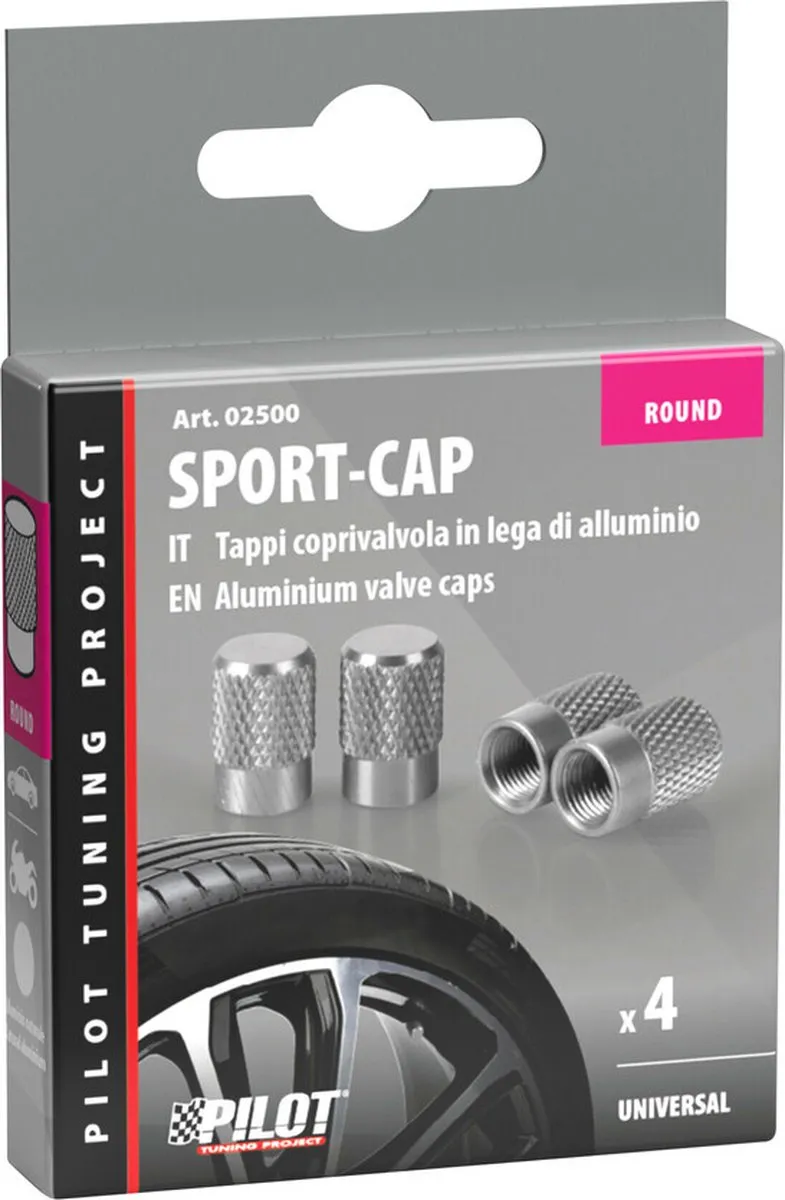 Lampa Ventieldoppen Sport-Cap - Chroom