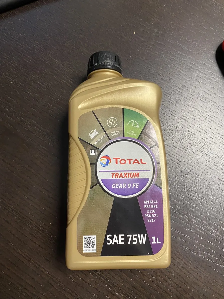 Total Traxium Gear 9 FE SAE 75W Transmissieolie 1L