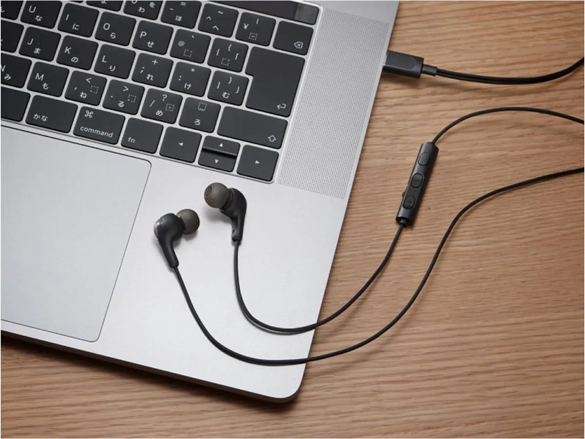 JVC HA-FR9UC In-Ear USB-C Headset - Zwart
