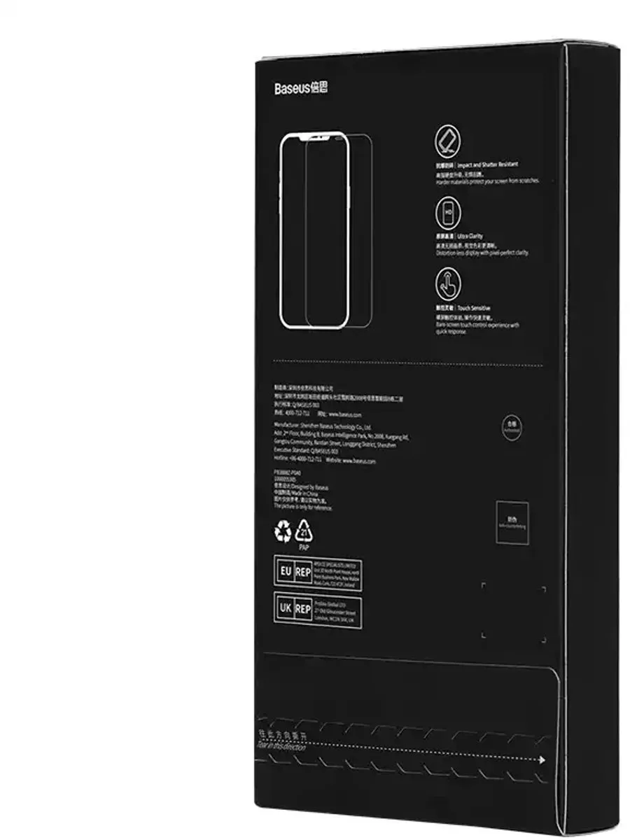 Baseus Gehard Glas iPhone 13 Pro Max/14 Plus - Corning - Transparant