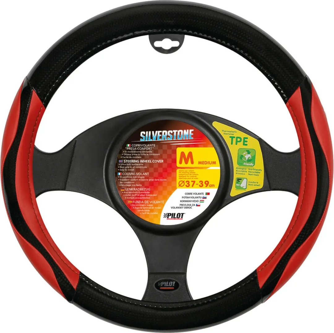 Lampa Silverstone Skeentex Stuurwielhoes M Ø37-39cm Grijs