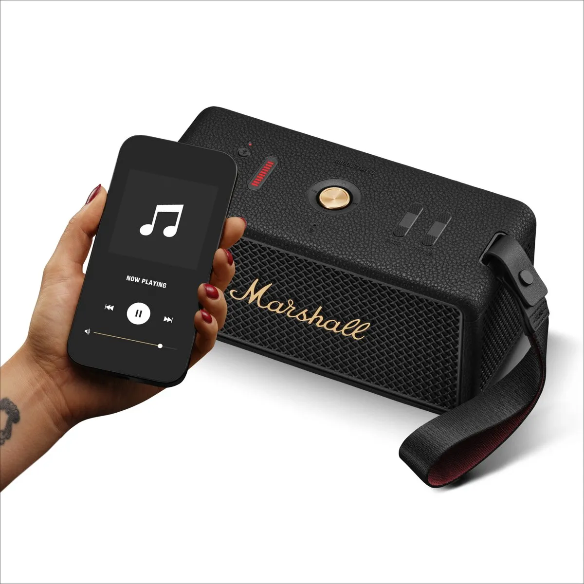 Marshall Middleton II Draagbare Speaker - 80W - Zwart & Messing