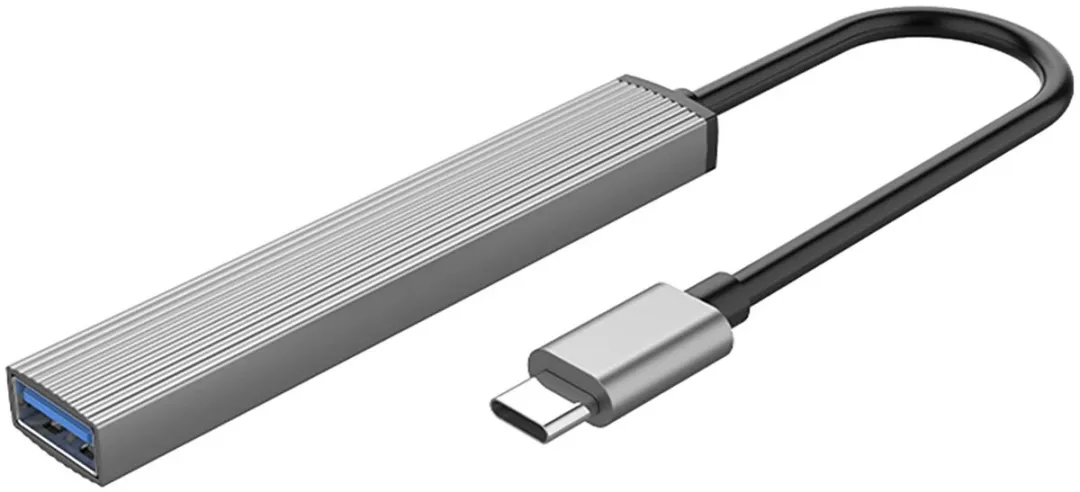ORICO USB-C Dockingstation - 1x USB-A 3.0, 3x USB-A 2.0 - Transparant