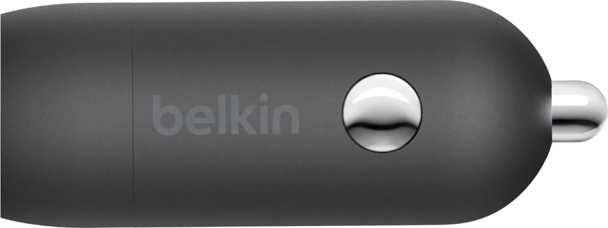 Belkin BoostCharge 30W USB-C Autolader - 2x USB-C - Zwart