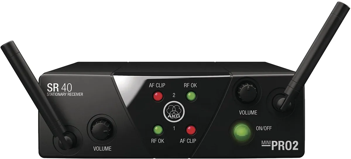 AKG WMS 40 PRO MINI 2 Draadloos Twin Systeem - 2 Microfoons