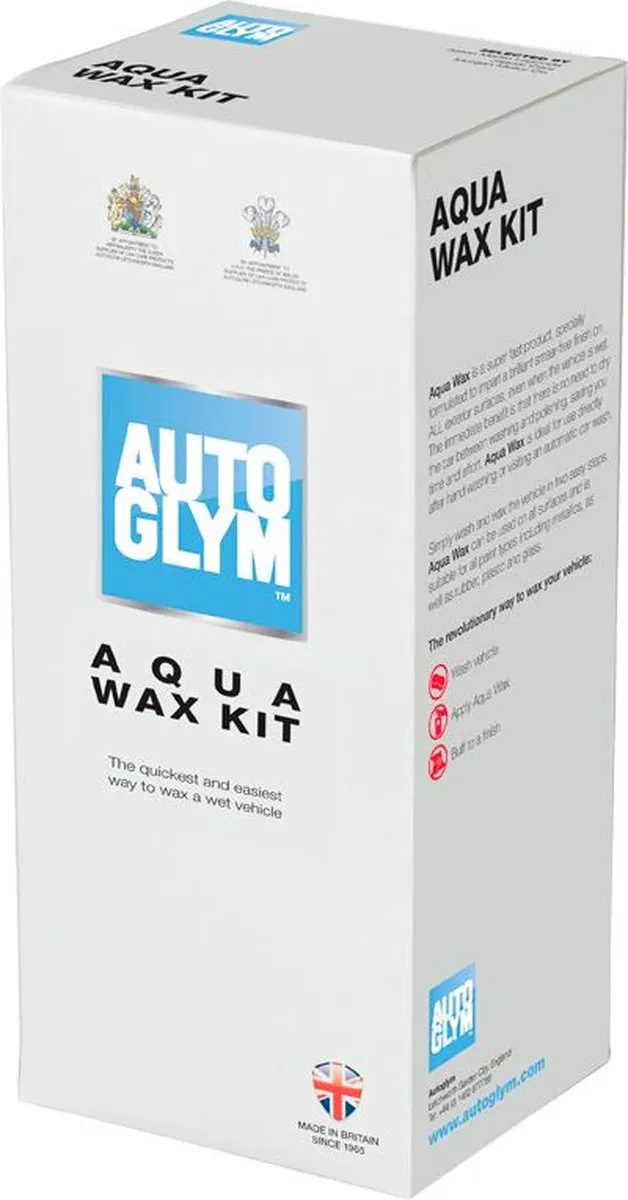 Autoglym Aqua Wax Kit 500ml - Universeel - Blauw/Wit