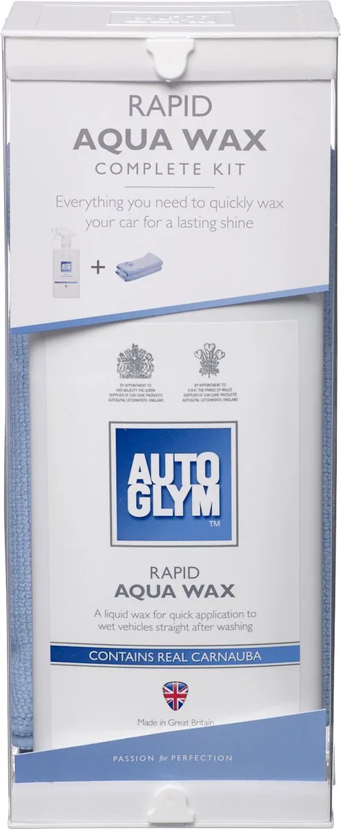 Autoglym Aqua Wax Kit 500ml - Universeel - Blauw/Wit