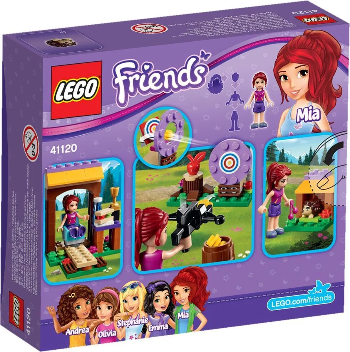 LEGO Friends Avonturenkamp Boogschieten 41120 - Paars - afbeelding 2 van 6
