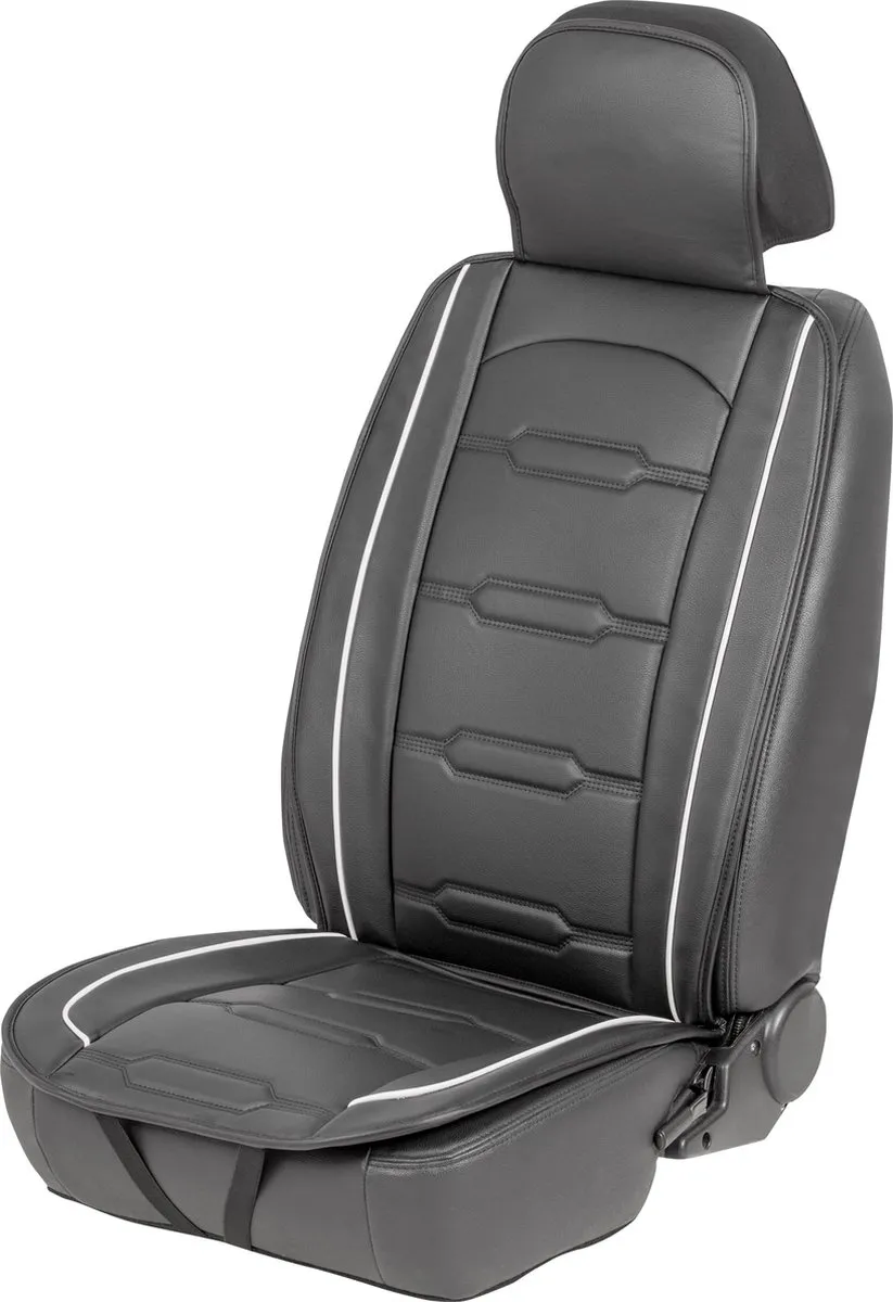 Carpoint Madrid Stoelkussen - Zwart