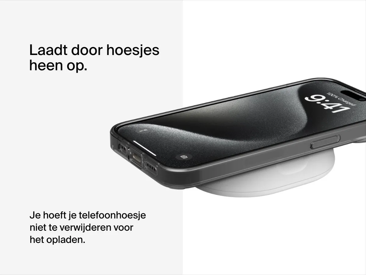 Belkin Boost Charge Pro WIA008vfWH Draadloze Laadstandaard 15W - Wit - afbeelding 6 van 6