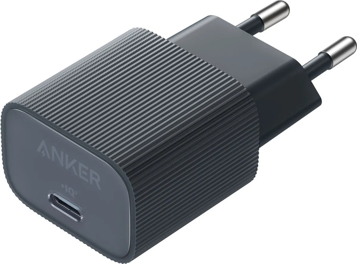Anker Nano A2337G11 USB-C Oplader 30W - Zwart