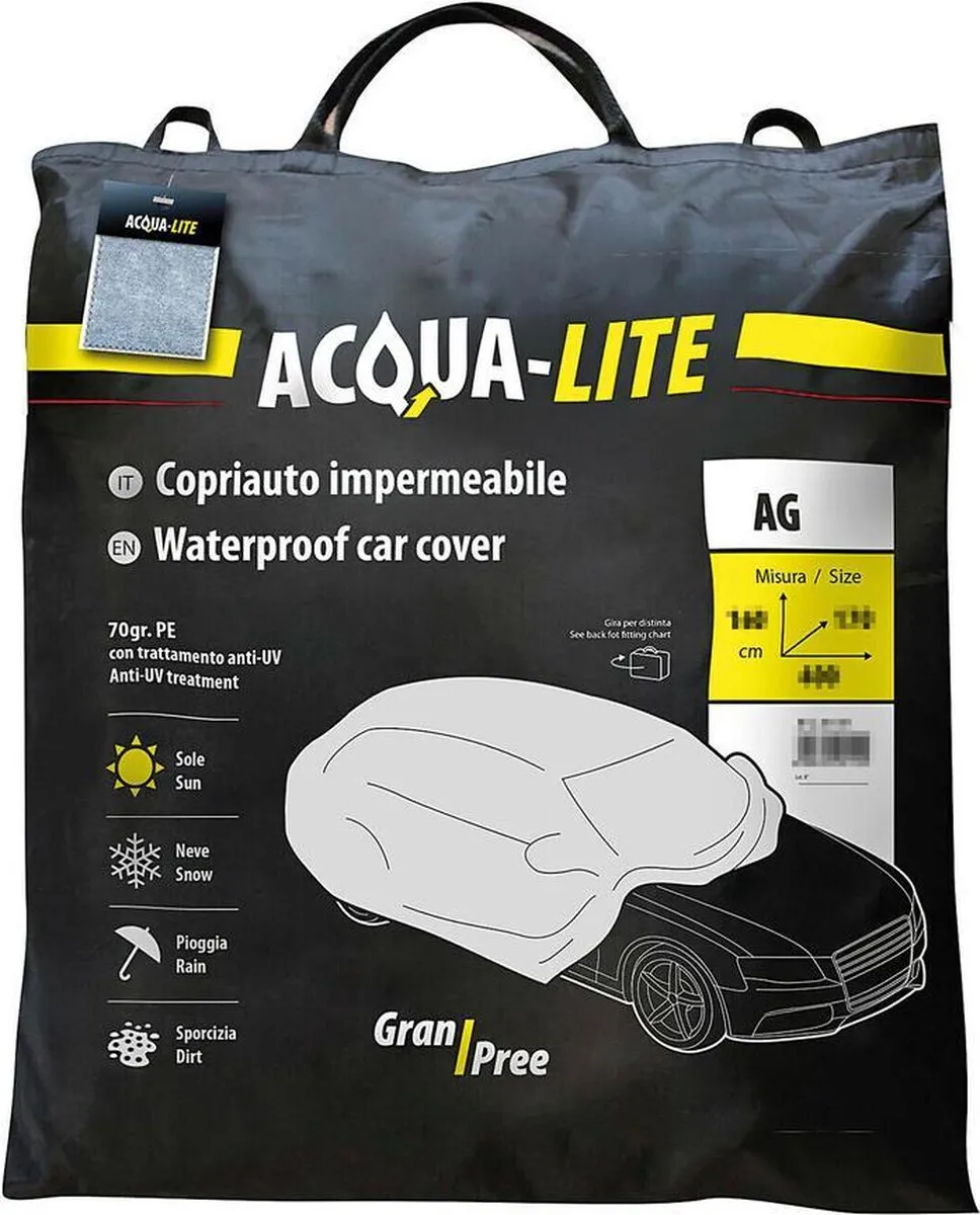 Lampa Luxe Autohoes AG6 - 440x190x180cm - Grijs