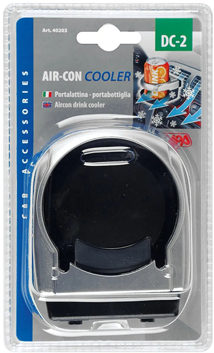 Lampa Maxi Cooler Houder voor Blikjes & Flessen Ø53-67mm - Zwart