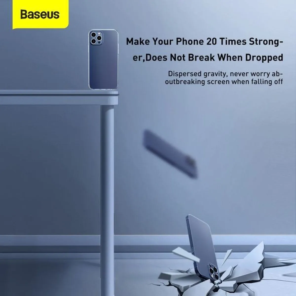 Baseus iPhone 12 Pro Hoesje TPU Transparant