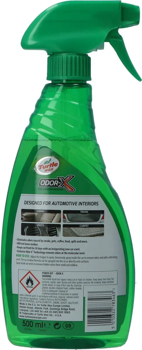 Turtle Wax Power Out Odour X 500ml