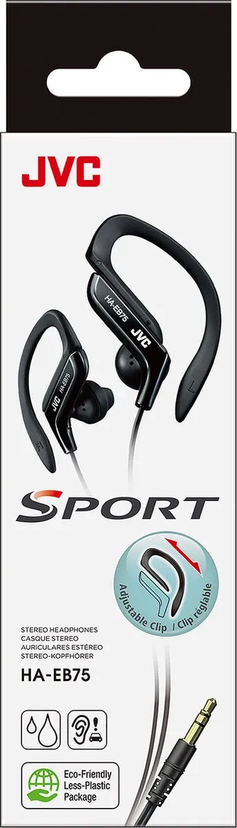 JVC HA-EB75-B In-ear Sport Hoofdtelefoon - Zwart