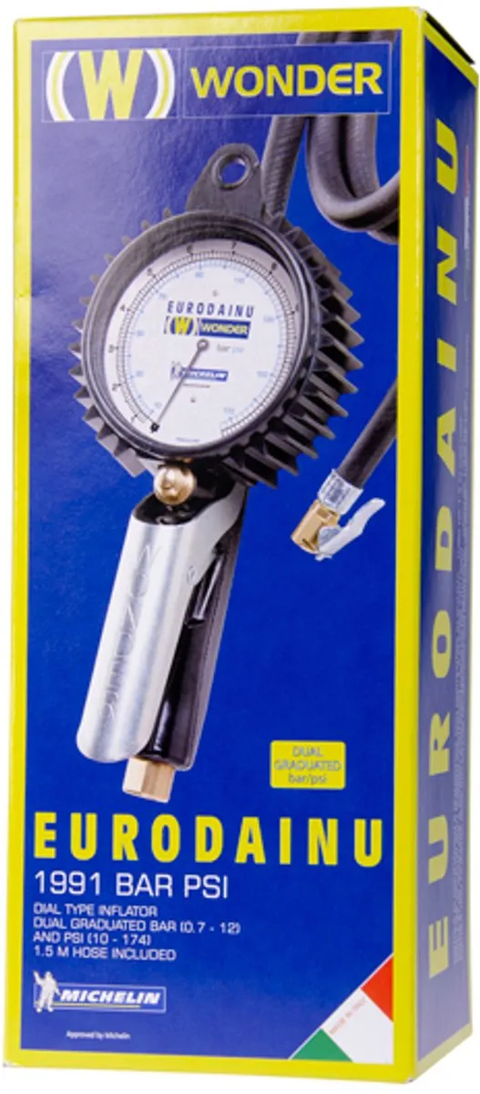 Michelin Wonder Bandenpomp 0,7-11 Bar - Zwart