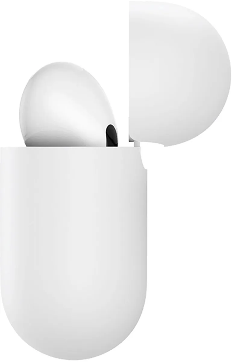 Baseus Hoesje AirPods 3 Siliconen WIAPPOD-CBZ02 - Wit