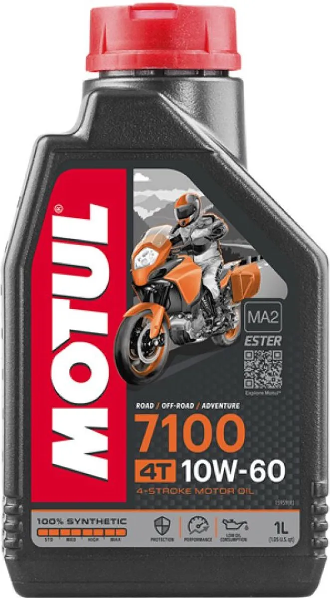Motul 10W60 7100 4T Smeermiddel 1L