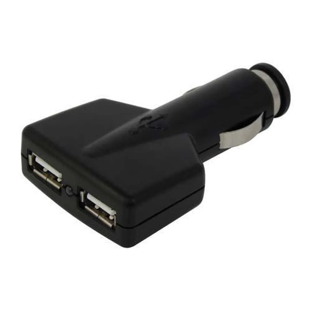Carpoint 2-Weg USB Aanstekerdoos - Zwart