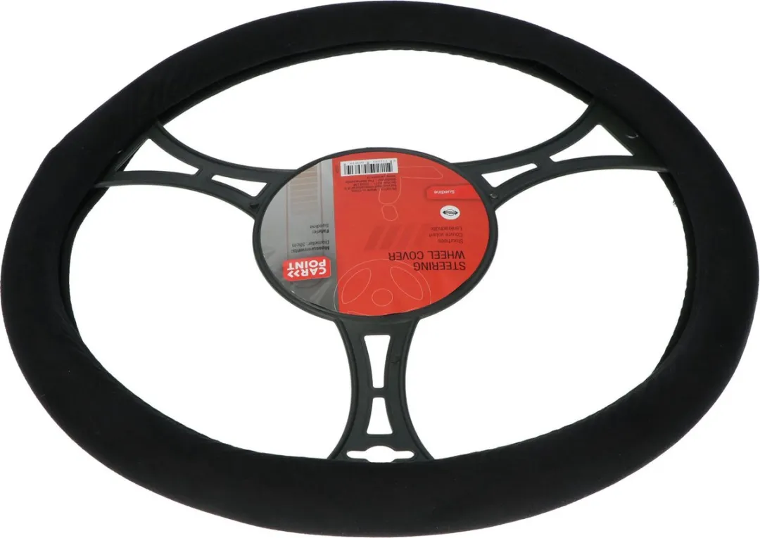 Carpoint Stuurhoes Auto - Suèdine Zwart - 37-39cm