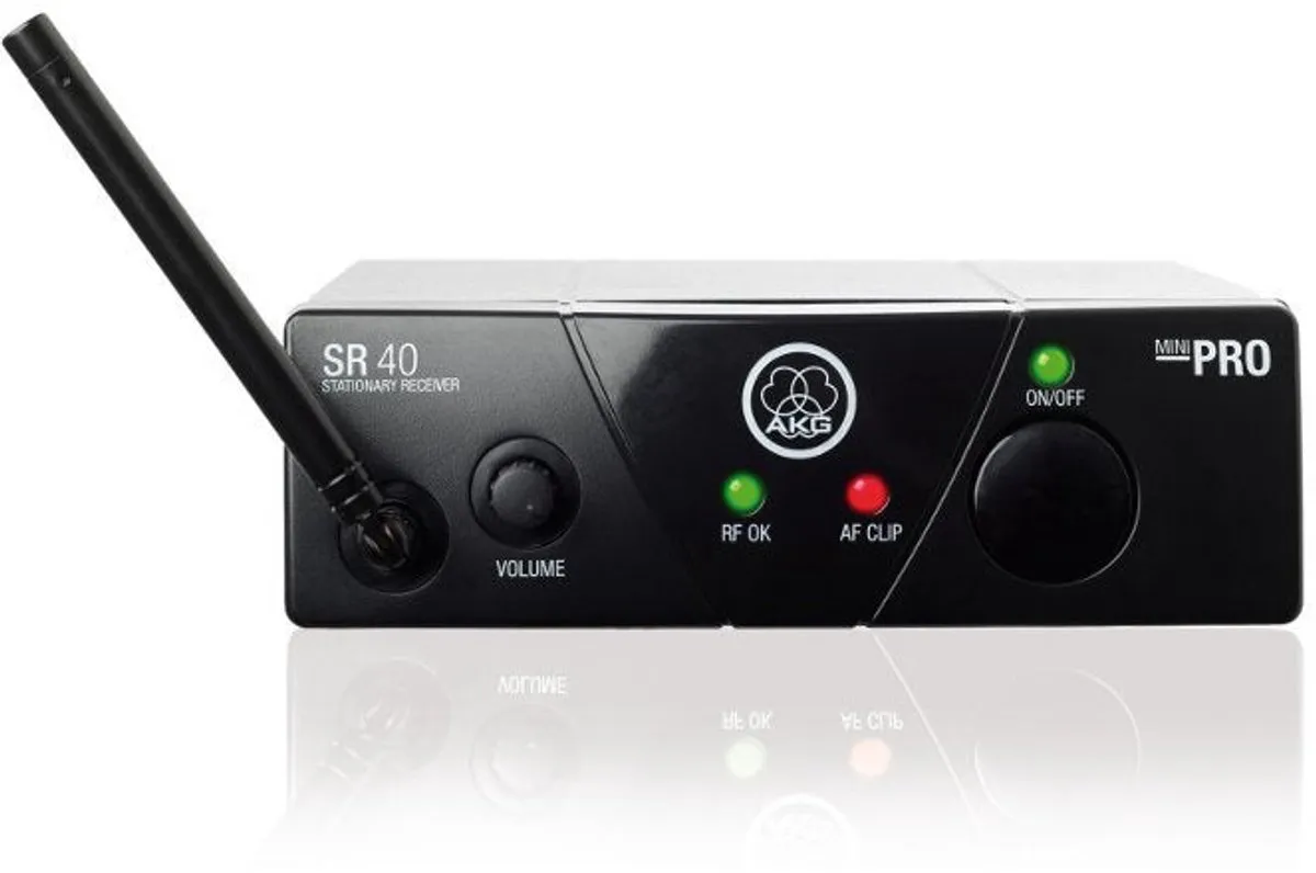 AKG WMS40 Mini Earmic Set – ISM1 - Draadloos Systeem voor Spraak en Zang