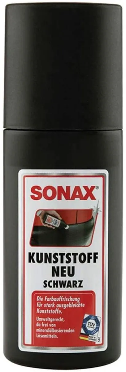 Sonax Kunststofverf Zwart 100ml