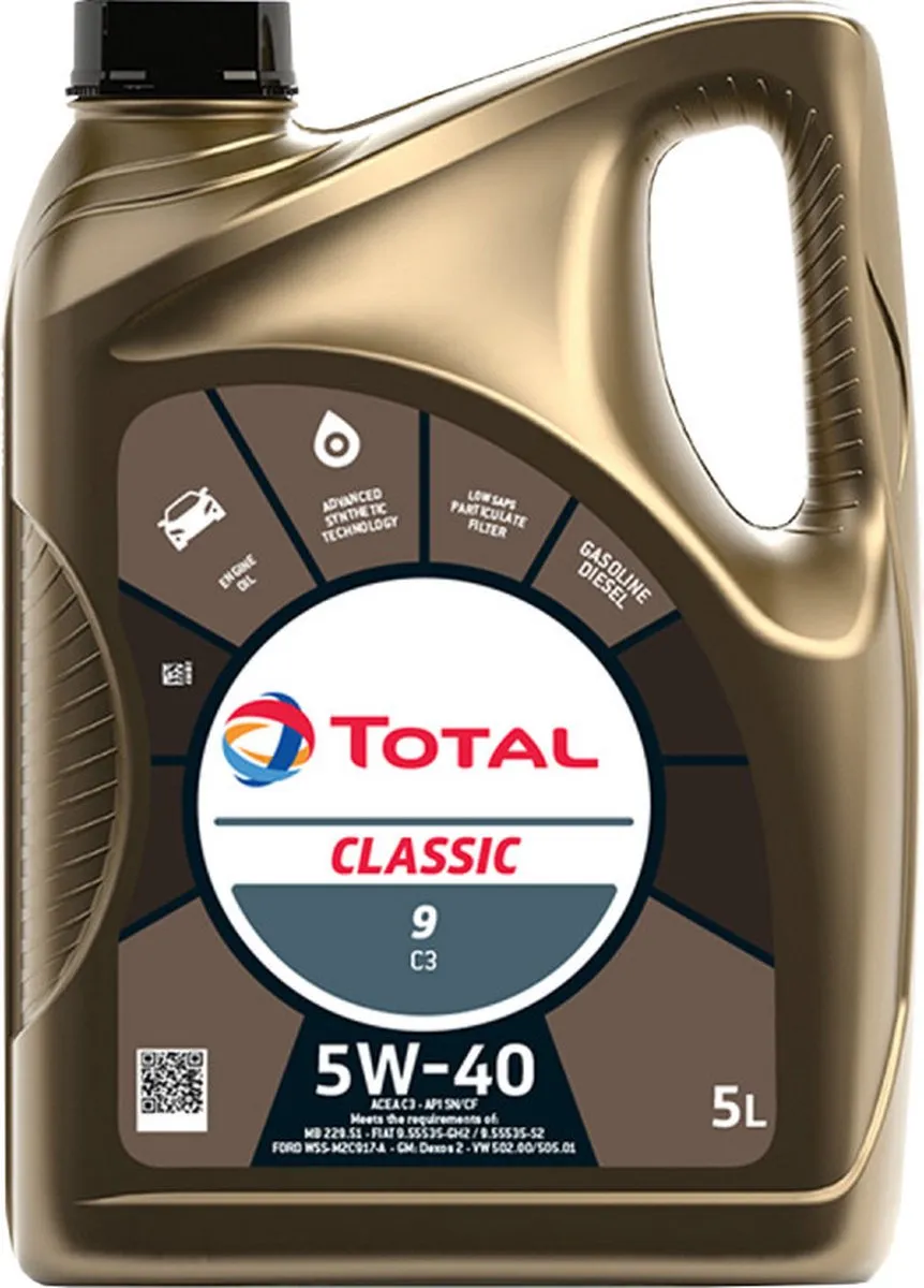 Total Classic C3 Motorolie 5W40