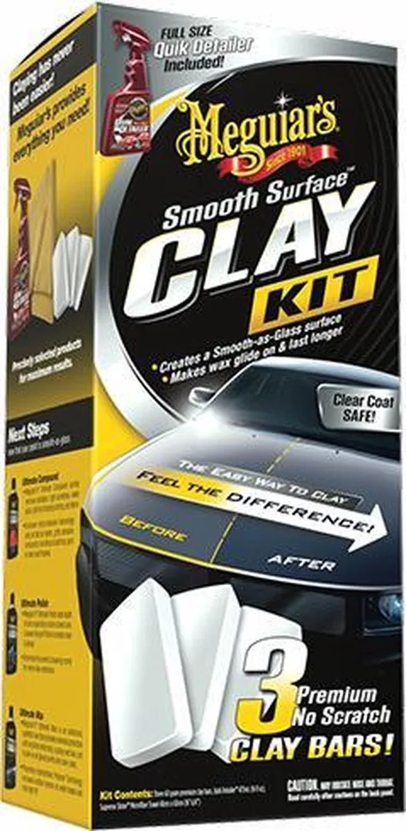 Meguiar's Smooth Surface Clay Kit 0.47L