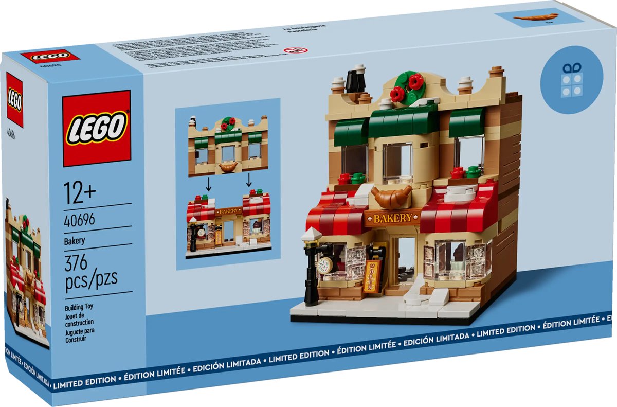 LEGO Shops of the world Limited Edition 40696 - Bakkerij - Bakery