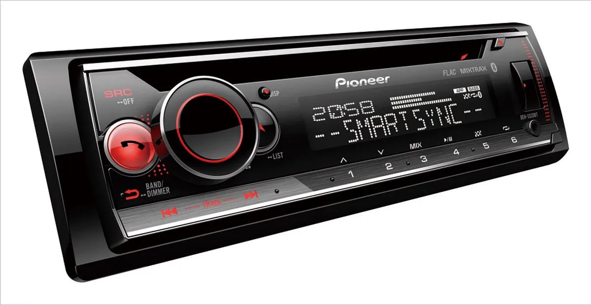 Pioneer DEH-S520BT-PH Autoradio - 4x50W - Zwart