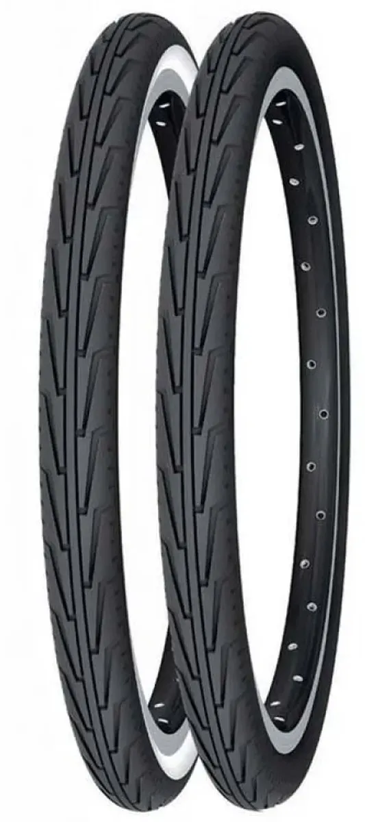 Michelin City Junior 24x1.75 Buitenband 44-507 - Zwart